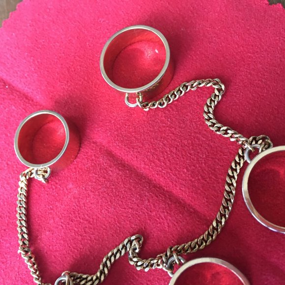 Eddie Borgo 5-finger chain ring - Picture 5 of 6